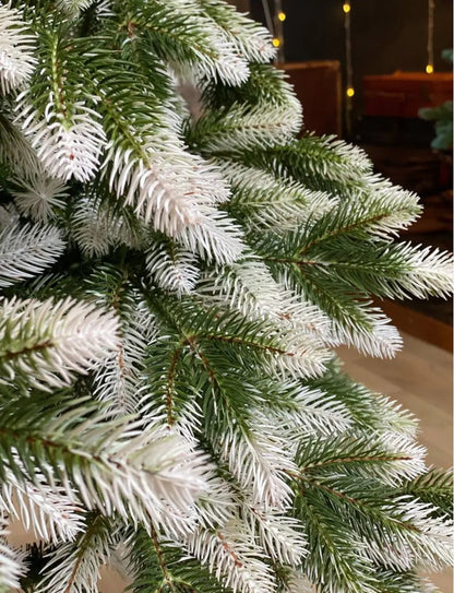 Ялинка литая штучна Бельгійська з білими кінчиками