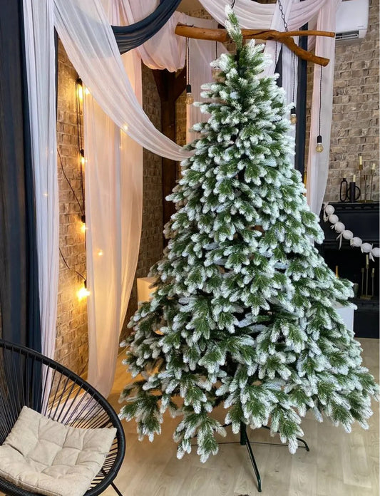 Ялинка литая штучна Бельгійська з білими кінчиками