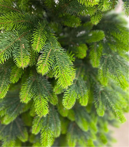 Ялинка литая штучна Бельгійська з салатовими кінчиками